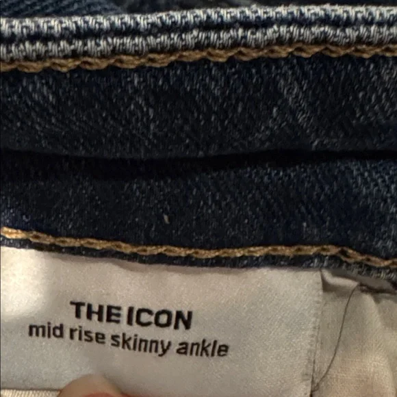 Joe’s Jeans The Iconic mid rise skinny ankle jeans with tulip fringe hem - Picture 13 of 13